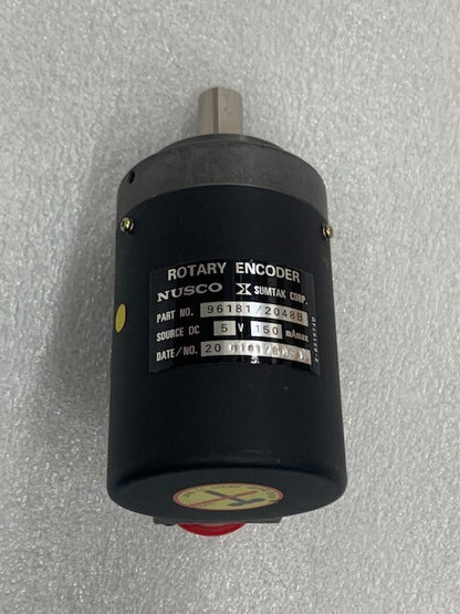 Nusco Sumtak Corp Rotary Encoder 96181/2048B DC5V 150mA Used Good Condition
