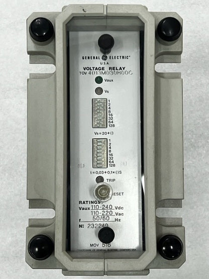 GE General Electric Modular Voltage Relay TOV 4013M030H00C Used