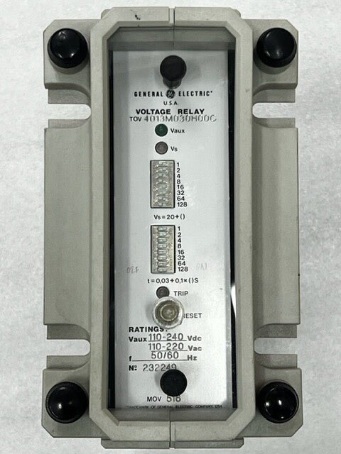 GE General Electric Modular Voltage Relay TOV 4013M030H00C Used