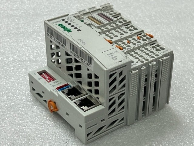 Wago 750-352 PLC Fieldbus EtherNet Coupler Module and I/O Modules Used