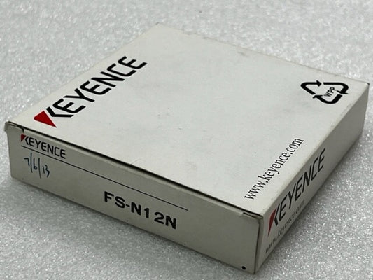 Keyence FS-N12N Fiber Optic Sensor Amplifier DC24V New in Box