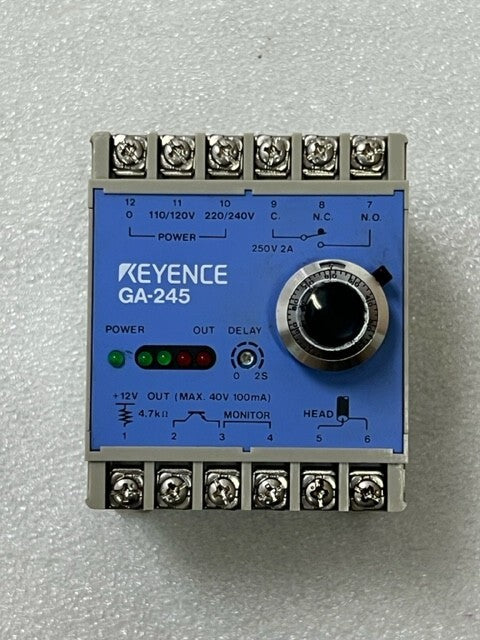 Keyence GA-245 Shock Sensor Controller Used in Good Condition