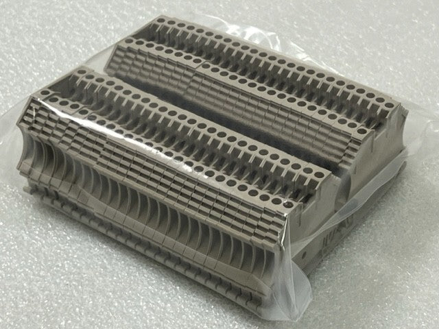 Weidmuller WDU 2.5 2.5mm2 800V Terminal Block Beige New- Lot of 50 Pcs