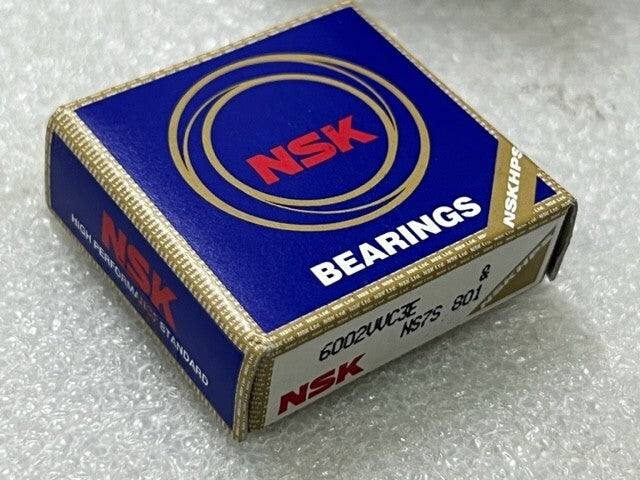 NSK 6002VVC3E Deep Groove Ball Bearing 15x32x9mm New - Lot of 10 Pcs