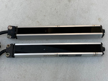 Riken Optech Corporation RPM-4 Projector & Receiver Safety Light Curtain Used