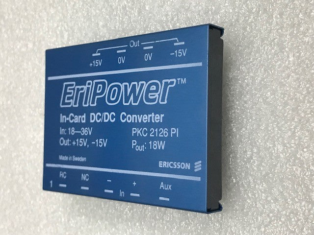 Ericsson EriPower In-Card DC/DC Converter PKC2126PI In 18-36V Out +15V -15V New