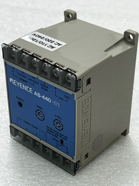 Keyence AS-440-01 Fiber Optic Sensor Controller New