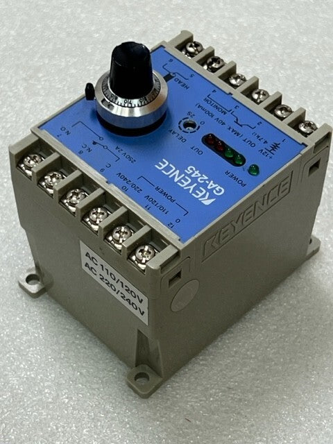 Keyence GA-245 Shock Sensor Controller Used in Good Condition