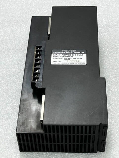 Toshiba TCPW110AL Provisor Programmable Controller Main Power Module Used