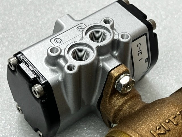 Kitz C-TE 1 Actuator Driven 2 Way Bronze Ball Valve New