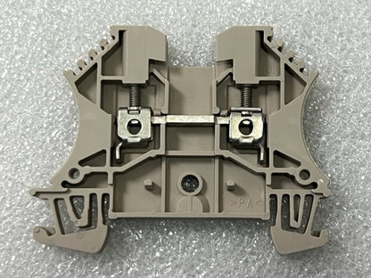 Weidmuller WDU 2.5 2.5mm2 800V Terminal Block Beige New- Lot of 50 Pcs