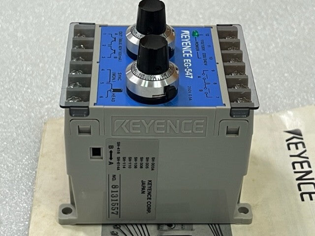 Keyence High Accuracy Positioning Sensor Controller EG-547 New No Box