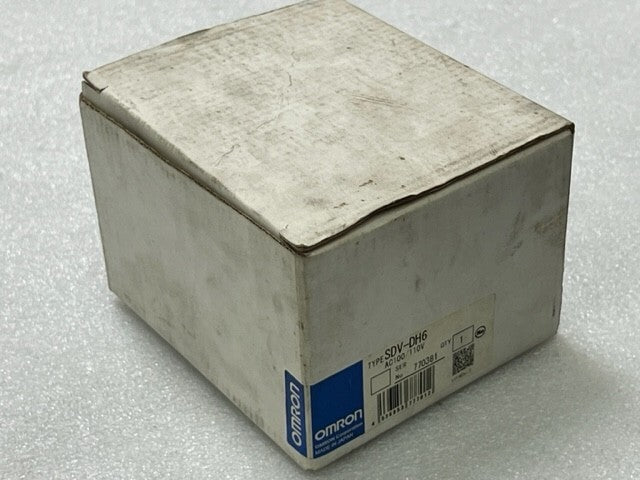 Omron SDV-DH6 Voltage Sensor Controller 100/110VAC 50/60Hz New (Old Stock)