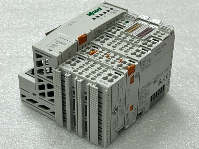 Wago 750-352 PLC Fieldbus EtherNet Coupler Module and I/O Modules Used