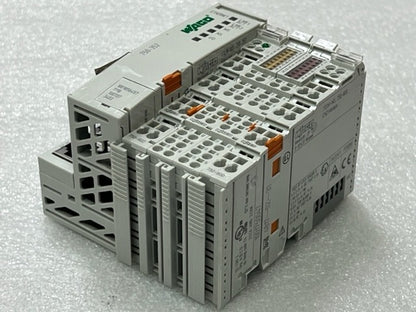 Wago 750-352 PLC Fieldbus EtherNet Coupler Module and I/O Modules Used