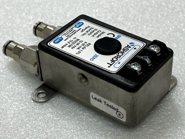 Ashcroft RXLdp 1.0% 4-20mA 12-36Vdc +/- 12.5mbar Pressure Transmitter Used