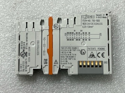Wago 750-352 PLC Fieldbus EtherNet Coupler Module and I/O Modules Used