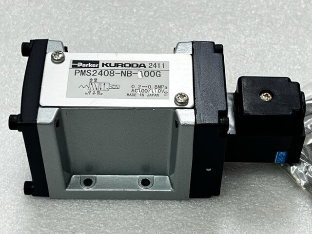 Parker Kuroda PMS2408-NB-100G AC100/110V Manifold Solenoid Valve New