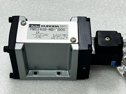 Parker Kuroda PMS2408-NB-100G AC100/110V Manifold Solenoid Valve New