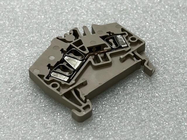 Weidmuller ZDU 2.5-2 2.5mm2 800V Terminal Block Beige New- Box of 100 Pcs