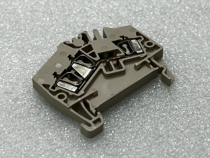 Weidmuller ZDU 2.5-2 2.5mm2 800V Terminal Block Beige New- Box of 100 Pcs