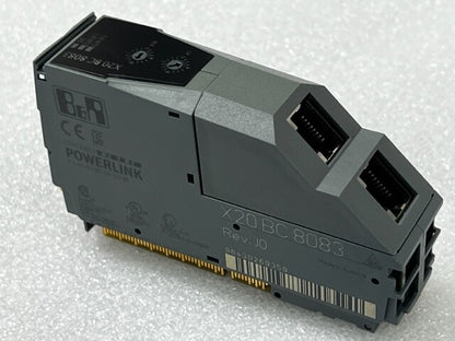 B&R X20BC8083 Rev. J0 Expandable Bus Controller Module Used