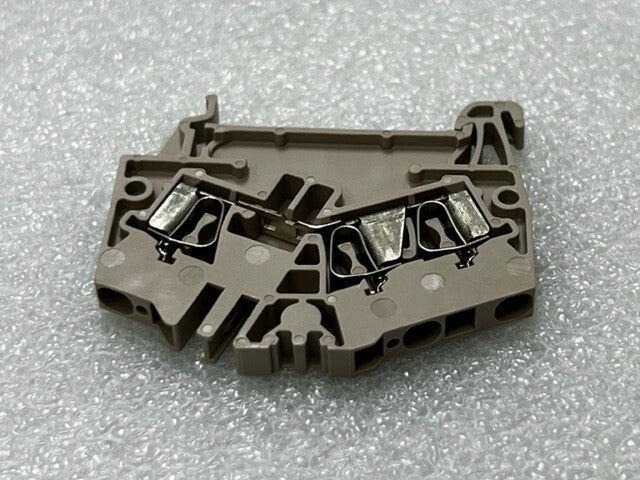 Weidmuller ZDU 2.5-2 2.5mm2 800V Terminal Block Beige New- Box of 100 Pcs