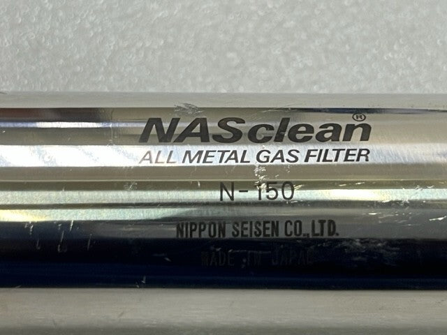 Nippon Seisen Co. Ltd N-150 NASclean All Metal Gas Filter Assembly Used