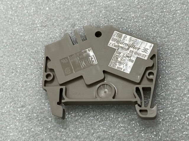Weidmuller ZDU 2.5-2 2.5mm2 800V Terminal Block Beige New- Box of 100 Pcs